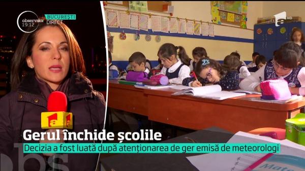 Gerul închide școlile din 12 judeţe din sud-estul ţării şi Bucureşti