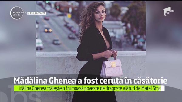 Mădălina Ghenea a fost cerută în căsătorie