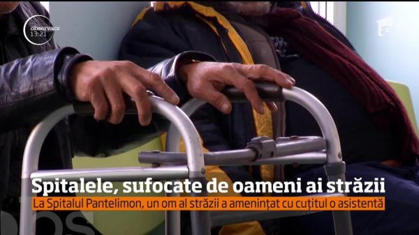 Incident horror la Spitalul Floreasca: un bărbat şi-a dat foc, sub privirile medicilor şi pacienţilor (VIDEO)