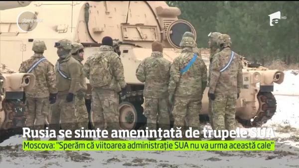 Îngrijorări la Kremlin! Rusia se simte ameninţată de trupele SUA