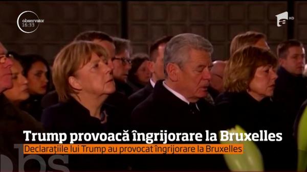 Declarațiile lui Donald Trump au stârnit CONTROVERSE la Bruxelles