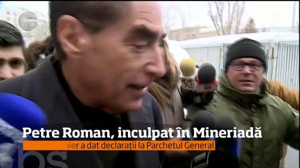 Fostul premier, Petre Roman, are calitatea de inculpat în dosarul Mineriadei (VIDEO)