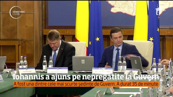 Agitaţie mare pe scena politică de la noi! Klaus Iohannis a venit pe nepregătite la Palatul Victoria (VIDEO)