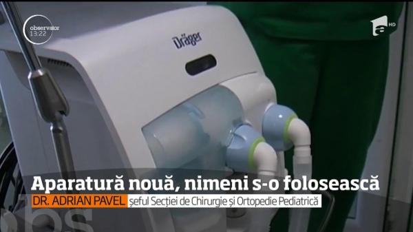 Aparatură nouă la Spitalul de Urgență din Arad, însă nimeni nu o folosește