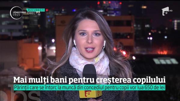 Părinţii care se întorc din concediul maternal vor primi 650 de lei