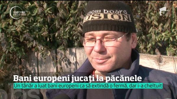 Un tânăr din Iaşi a jucat la păcănele bani din fonduri europene