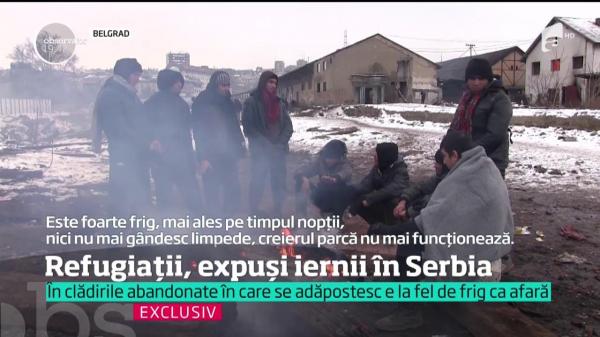 VIDEO EXCLUSIV Reportaj din infernul refugiaţilor care trăiesc într-o tabără din Belgrad