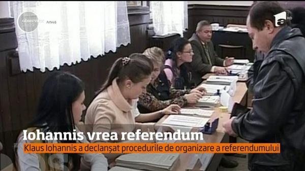 Constituţia nu îl lasă pe Klaus Iohannis să organizeze un referendum pe tema graţierii