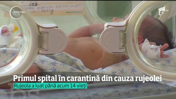 Rujeola a băgat primul spital din România în carantină, după ce a luat 14 vieţi în ultimele luni