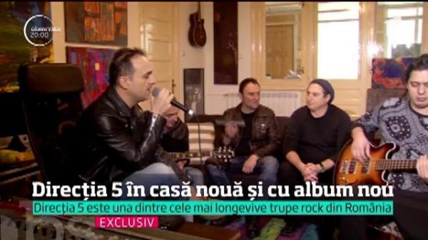 Trupa Direcția 5 lucrează la un nou album, care va fi lansat în noiembrie