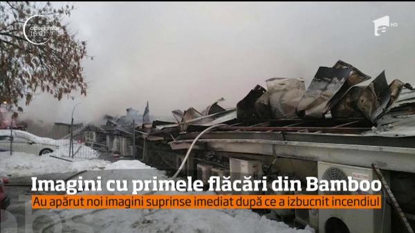 Noi imagini cu incendiul din clubul Bamboo. Anchetatorii nu au încă vreo pistă