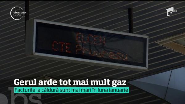 Facturile pe luna ianuarie au început deja să le dea bătăi de cap românilor