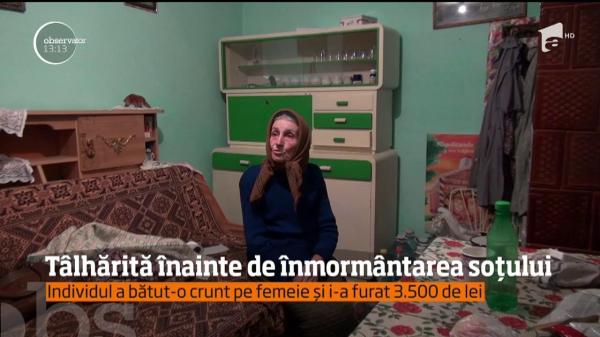 Bătrână care se pregătea să-și înmormânteze soțul, prăduită de hoţ în propria locuinţă