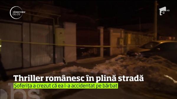 SCENĂ ŞOCANTĂ la Brăila! Un bărbat rănit într-un scandal a fost lovit de o mașină