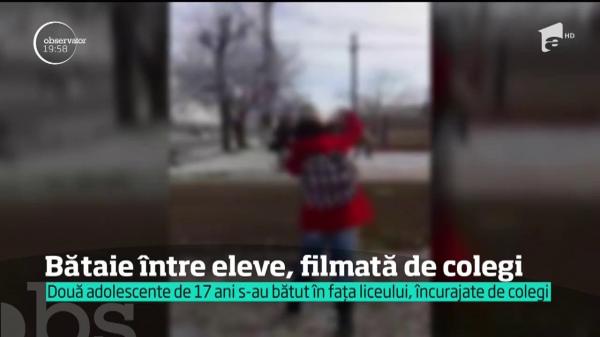 Violenţa în ŞCOALĂ face noi victime! Bătaie între ELEVE, filmată de colegi