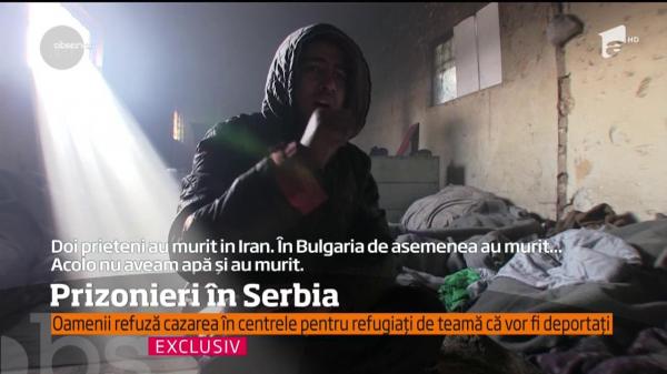Mii de refugiaţi blocaţi în Balcani. De teamă să nu fie trimişi înapoi, refuză cazarea în adăposturi!