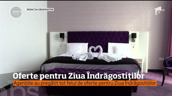 Agențiile au pregătit tot felul de oferte pentru Ziua Îndrăgostiţilor