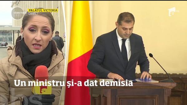 Ministrul pentru Mediul de Afaceri, Florin Jianu, şi-a dat demisia