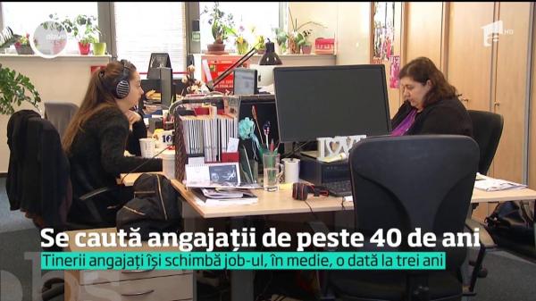 Tot mai multe firme îşi îndreptă atenţia spre angajaţii de peste 40 de ani