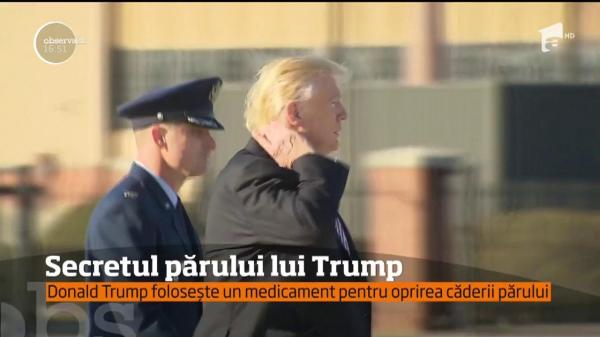 Secretul lui TRUMP! Preşedintele SUA foloseşte un medicament care îi menţine părul frumos!