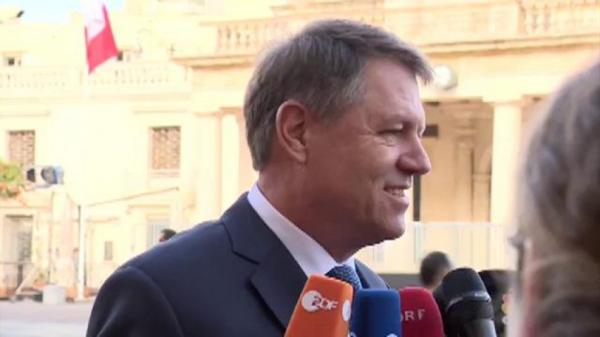 Klaus Iohannis la summit-ul din Malta: "Sunt extrem de îngrijorat. Situaţia din România e foarte complicată"