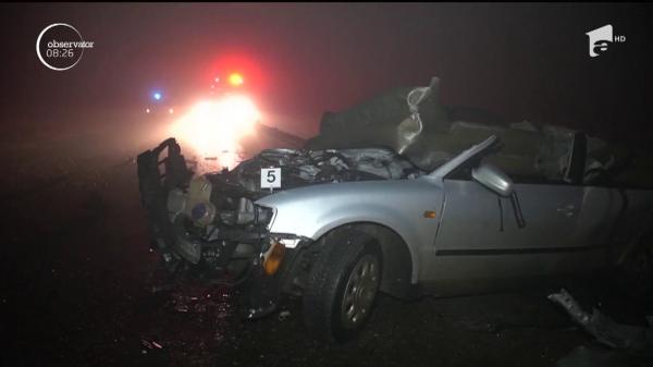 SFÂRŞITUL CUMPLIT al unui tânăr din Botoşani! A murit pe loc după ce s-a izbit de un parapete de pe marginea şoselei