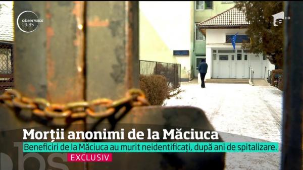 EXCLUSIV Bolnavii decedaţi la Spitalul de boli psihice din Măciuca sunt NECUNOSCUŢI