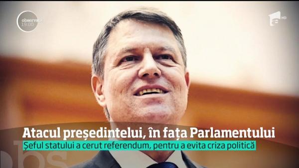 Scandal în Parlament, la discursul preşedintelui Iohannis: "Nu vă bateţi joc!"