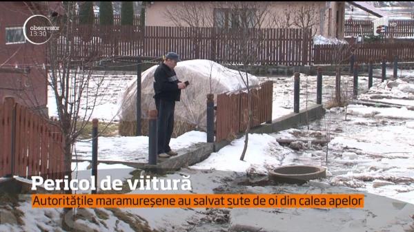 Cod galben de inundaţii în aproape jumătate de ţară. Avertizarea hidrologilor este în vigoare până mâine