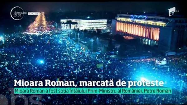 Amintirile Mioarei Roman, reînviate de protestele din Piaţa Victoriei