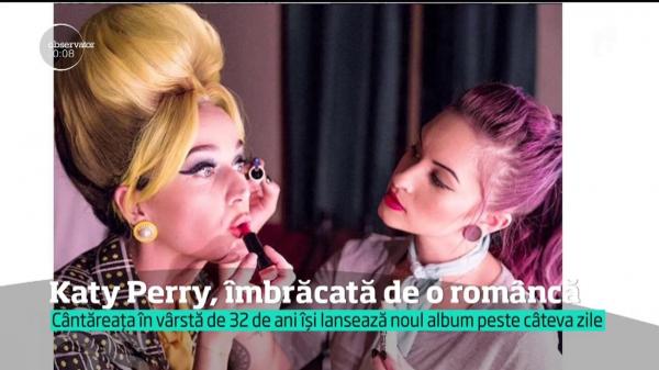 Katy Perry a ales hainele unui brand românesc pentru fotografia de pe cel de-al patrulea album