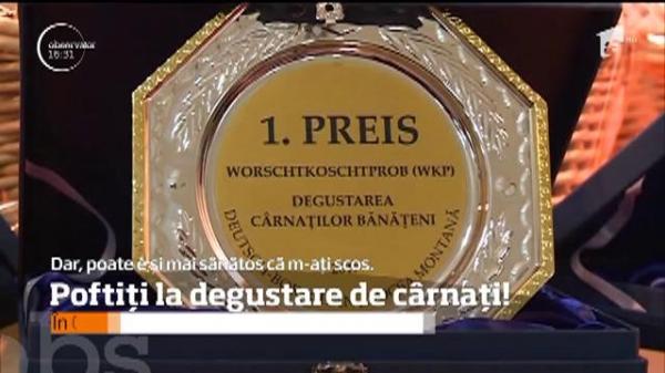 Degustarea cârnaţilor bănăţeni, la Bocşa