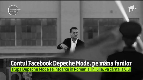 Trupa Depeche Mode îşi lasă contul de Facebook pe mâna fanilor. 365 de norocoşi vor primi un job de vis