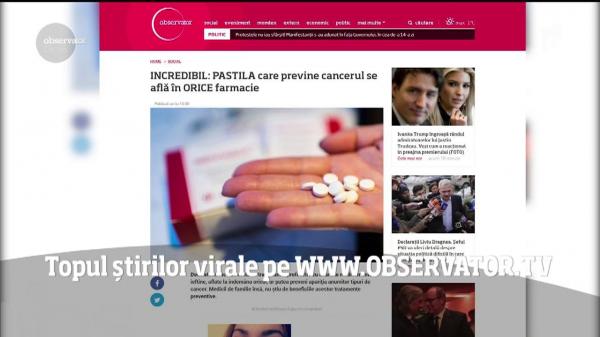 Cele mai vizualizate știri pe Observator.TV