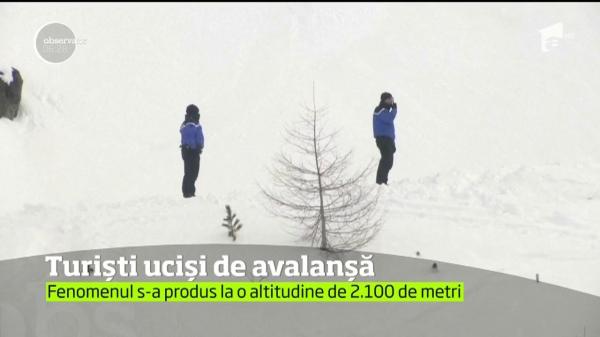 Pârtie de schi, lovită de o avalanşă! Patru persoane şi-au pierdut viaţa (VIDEO)