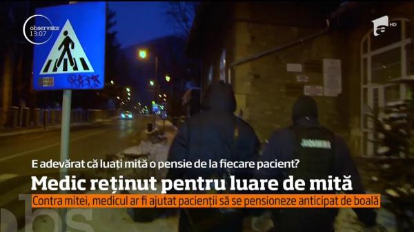 Medic, reținut pentru luare de mită. A fost prins în flagrant în timp ce primea 600 de lei