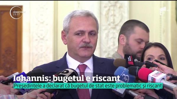 Bugetul de stat pe 2017 este problematic şi riscant