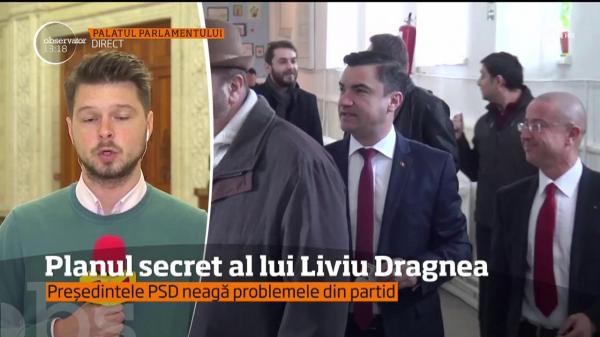 Planul secret al lui Liviu Dragnea. Președintele PSD neagă problemele din partid (VIDEO)