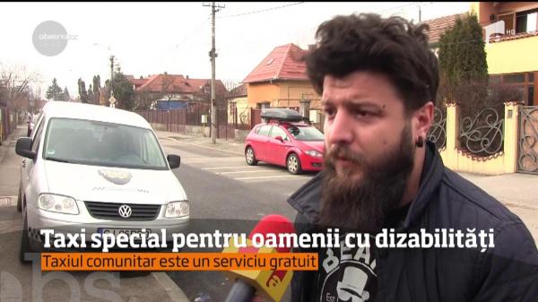 Taxi special pentru oamenii cu dizabilităţi! Cine sunt iniţiatorii proiectului inedit