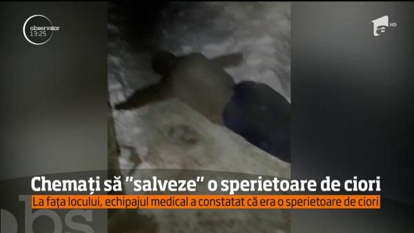 Medici chemaţi să salveze o sperietoare de ciori! O femeie din județul Botoșani a crezut că "pacientul" este o ființă umană