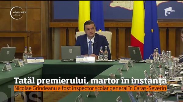 Tatăl premierului, martor în instanță. Nicolae Grindeanu a fost inspector școlar general în Caraș-Severin (VIDEO)