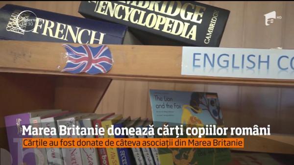 Marea Britanie donează cărți copiilor din România
