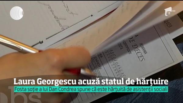 Laura Georgescu, fosta soţie a lui Dan Condrea, acuză statul de hărţuire, după ce a rămas fără custodia fiicei sale