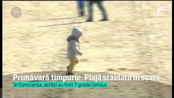 Primăvara a venit mai devreme la malul mării