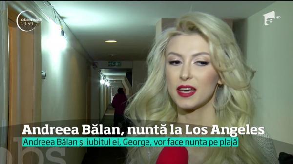 Andreea Bălan va face o nuntă ca în filme, peste Ocean