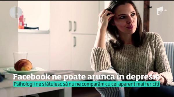 Facebook ne poate arunca în depresie
