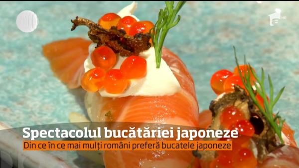 Din ce în ce mai mulți români preferă bucatele japoneze