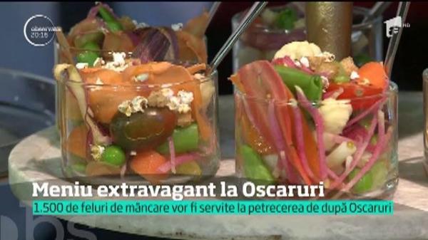 Meniu extravagant la Oscaruri! Ce delicatese vor sta pe masa starurilor, în noaptea decernării