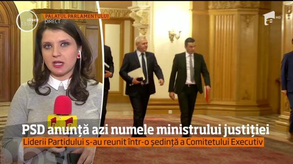 PSD anunţă numele ministrului de Justiției. Liderii partidului s-au reunit într-o ședință a Comitetului Executiv (VIDEO)