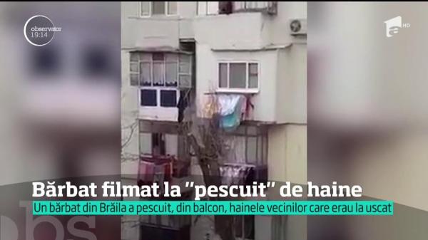 Pasionat de pescuit, un brăilean a încercat să agaţe cu undiţa pantalonii vecinilor